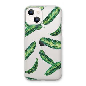 Lange bladeren: iPhone 13 mini Transparant Hoesje