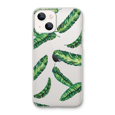 Lange bladeren: iPhone 13 mini Transparant Hoesje