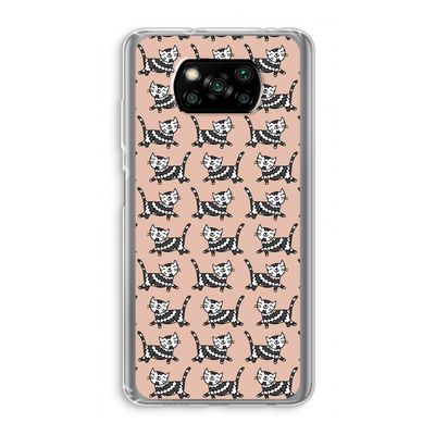 Zwarte poes: Xiaomi Poco X3 Pro Transparant Hoesje