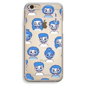 Gezichtjes: iPhone 6 / 6S Transparant Hoesje