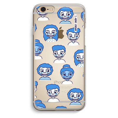 Gezichtjes: iPhone 6 / 6S Transparant Hoesje