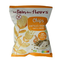 Pain Des Fleurs Chips met linzen en ui bio 50 Gram