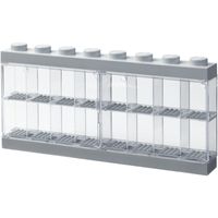 LEGO Minifiguren Display Case 16 grijs Opbergdoos