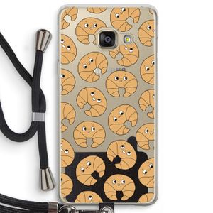 Croissant: Samsung Galaxy A3 (2016) Transparant Hoesje met koord