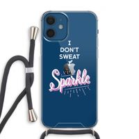 Sparkle quote: iPhone 12 Transparant Hoesje met koord Sparkle quote: iPhone 12 Transparant Hoesje met koord