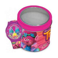 Cartoon TROLLS - TIN BOX (Ø 33 mm) Kinder horloge