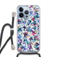 Hibiscus Flowers: iPhone 13 Pro Transparant Hoesje met koord Hibiscus Flowers: iPhone 13 Pro Transparant Hoesje met koord