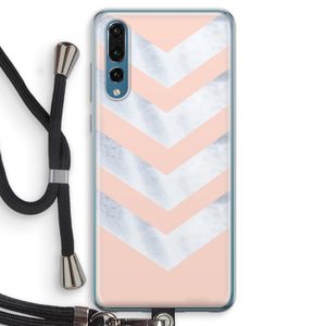 Marmeren pijlen: Huawei P20 Pro Transparant Hoesje met koord