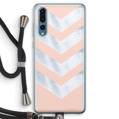 Marmeren pijlen: Huawei P20 Pro Transparant Hoesje met koord