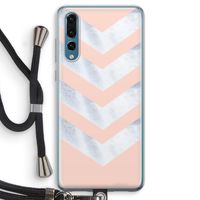 Marmeren pijlen: Huawei P20 Pro Transparant Hoesje met koord