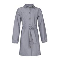 KIEstone winter jurk meisjes - licht grijs - Ginny