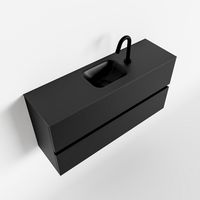 Toiletmeubel Mondiaz Ada | 100 cm | Meubelkleur Urban | Lex wastafel Urban Midden | 1 kraangat