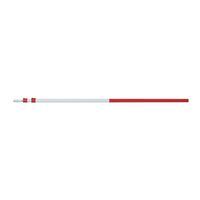 ARS Telescoopsteel EXP-5.5 218-561cm, rood/grijs