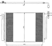 Condensor, airconditioning 35406