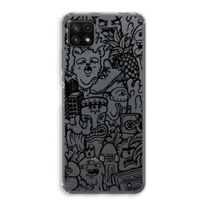 Vexx Black Mixtape: Samsung Galaxy A22 5G Transparant Hoesje