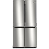 Bosch Serie 6 KFN96APEA amerikaanse koelkast Vrijstaand 605 l E Metallic, Zilver - thumbnail