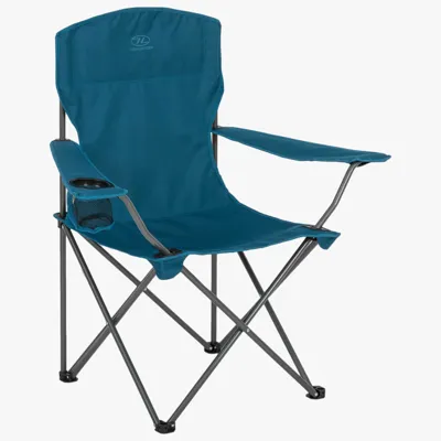 Highlander Edinburgh Camping Chair - Marine Blue