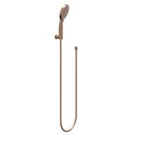 IVY Handdoucheset - verstelbaar - 3 standen - met verstelbare wandsteun - doucheslang 150cm - staafmodel - 120 cm - Geborsteld mat koper PVD 6901115 IVY Handdoucheset - verstelbaar - 3 standen - met verstelbare wandsteun - doucheslang 150cm - staafmodel - 120 cm - Geborsteld mat koper PVD 6901115