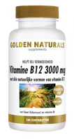 Golden Naturals B12 3000mcg Zuigtabletten