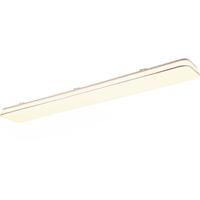 Dimbare LED Plafondlamp 46W - Warm Wit 3000K - Rechthoekig Wit Kunststof