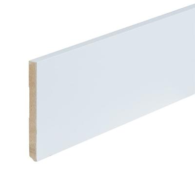 Gelakte plint 120x12 - Amsterdam extra wit RAL 9016