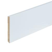 Gelakte plint 120x12 - Amsterdam extra wit RAL 9016