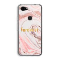 Feminist: Google Pixel 3a Transparant Hoesje Feminist: Google Pixel 3a Transparant Hoesje