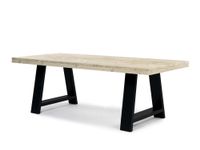 Tafel HERO steigerhout A-poot | 280cm (incl. middenpoot 4x4cm) x 80cm | Transparante Lak - thumbnail