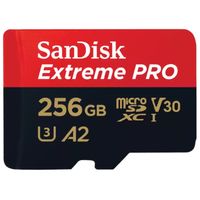 SanDisk Extreme Pro 256GB MicroSDXC 200mb/s UHS-I V30