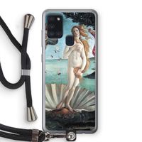 Birth Of Venus: Samsung Galaxy A21s Transparant Hoesje met koord
