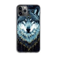 Darkness Wolf: iPhone 11 Pro Max Transparant Hoesje