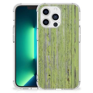 iPhone 13 Pro Max Stevig Telefoonhoesje Green Wood