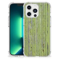 iPhone 13 Pro Max Stevig Telefoonhoesje Green Wood - thumbnail