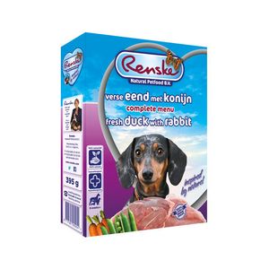 Renske Vers Vlees - Eend met konijn - 10 x 395 gram