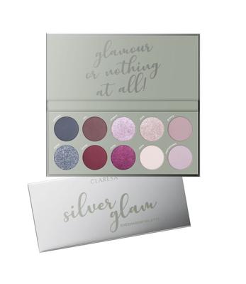 Claresa eyeshadow palette silver glam