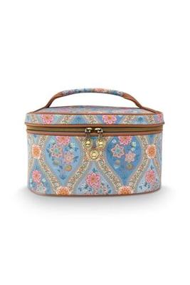 Pip Studio Pip Studio Cleo Beauty Case Ornamento Blue 26x16x16cm