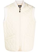 A.P.C. gilet matelassé à losanges - Tons neutres A.P.C. gilet matelassé à losanges - Tons neutres