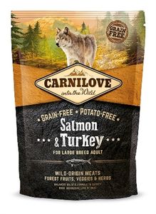 CARNILOVE SALMON / TURKEY ADULT LARGE BREED 1,5 KG