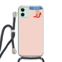 High heels: iPhone 11 Transparant Hoesje met koord