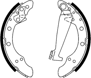 Remschoenset ATE, u.a. für Seat, Audi, VW, Skoda