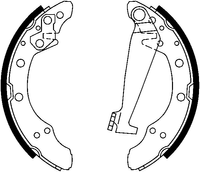 Remschoenset ATE, u.a. für Seat, Audi, VW, Skoda