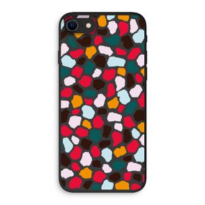 Colored Giraffe: iPhone SE 2020 Biologisch afbreekbaar hoesje