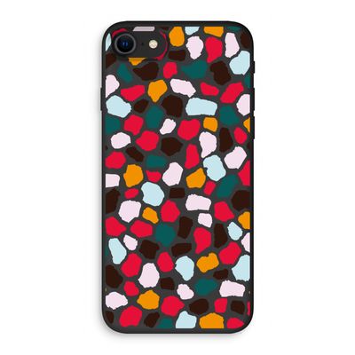 Colored Giraffe: iPhone SE 2020 Biologisch afbreekbaar hoesje
