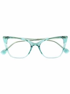 GIGI STUDIOS lunettes de vue à monture papillon - Vert