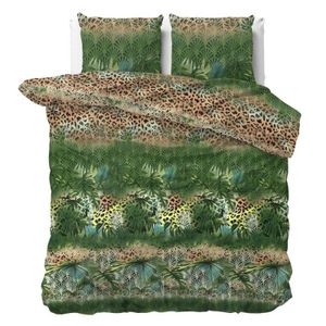 Sleeptime Dekbedovertrek Trendy Jungle Green-Lits-jumeaux (240 x 200/220 cm)