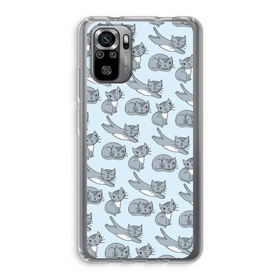 Poezen: Xiaomi Redmi Note 10S Transparant Hoesje