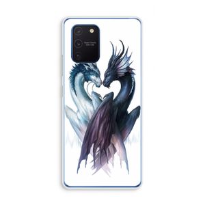 Yin Yang Dragons: Samsung Galaxy Note 10 Lite Transparant Hoesje