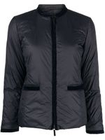 Emporio Armani veste zippée à col montant - Bleu