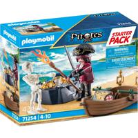 PLAYMOBIL Starterpack Piraat met Roeiboot 71254 - thumbnail