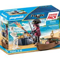 PLAYMOBIL Starterpack Piraat met Roeiboot 71254